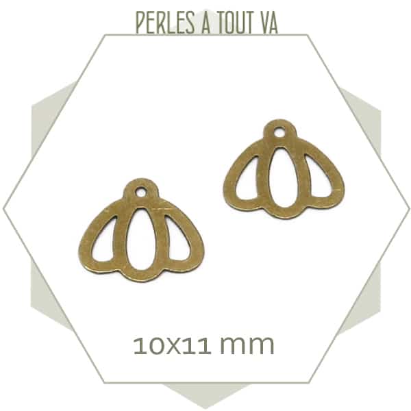15 breloques bronze clochettes