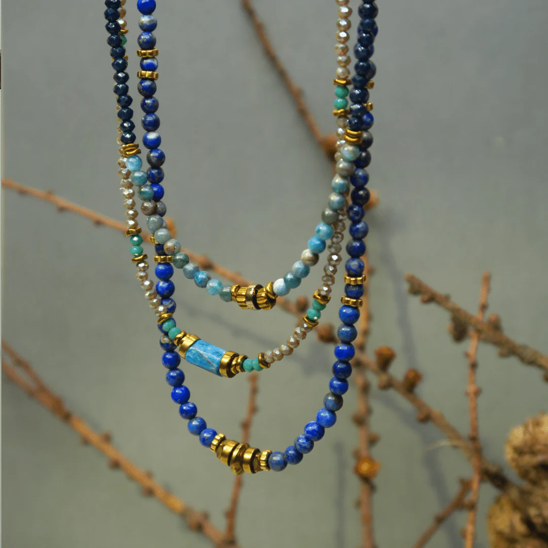 20 g de MIX de perles rondelles en hématite doré - Image 2