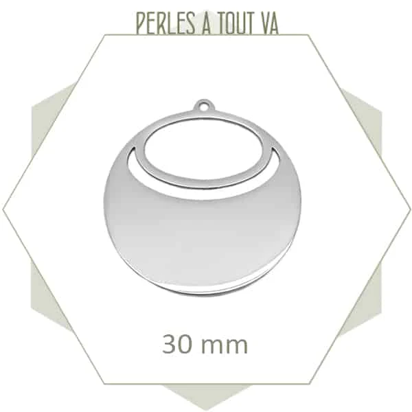 4 breloques raven en acier inoxydable