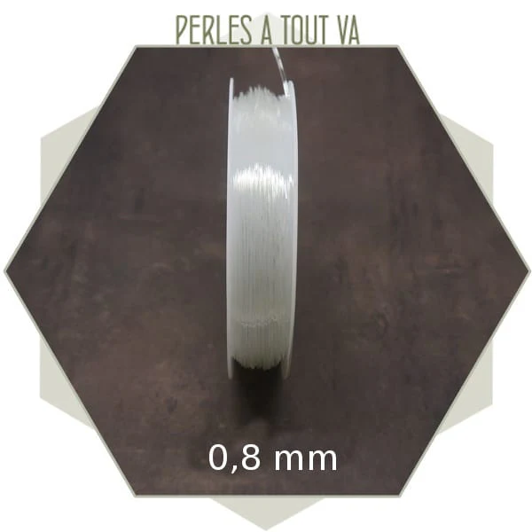 40 m de fil élastique 0,8 mm